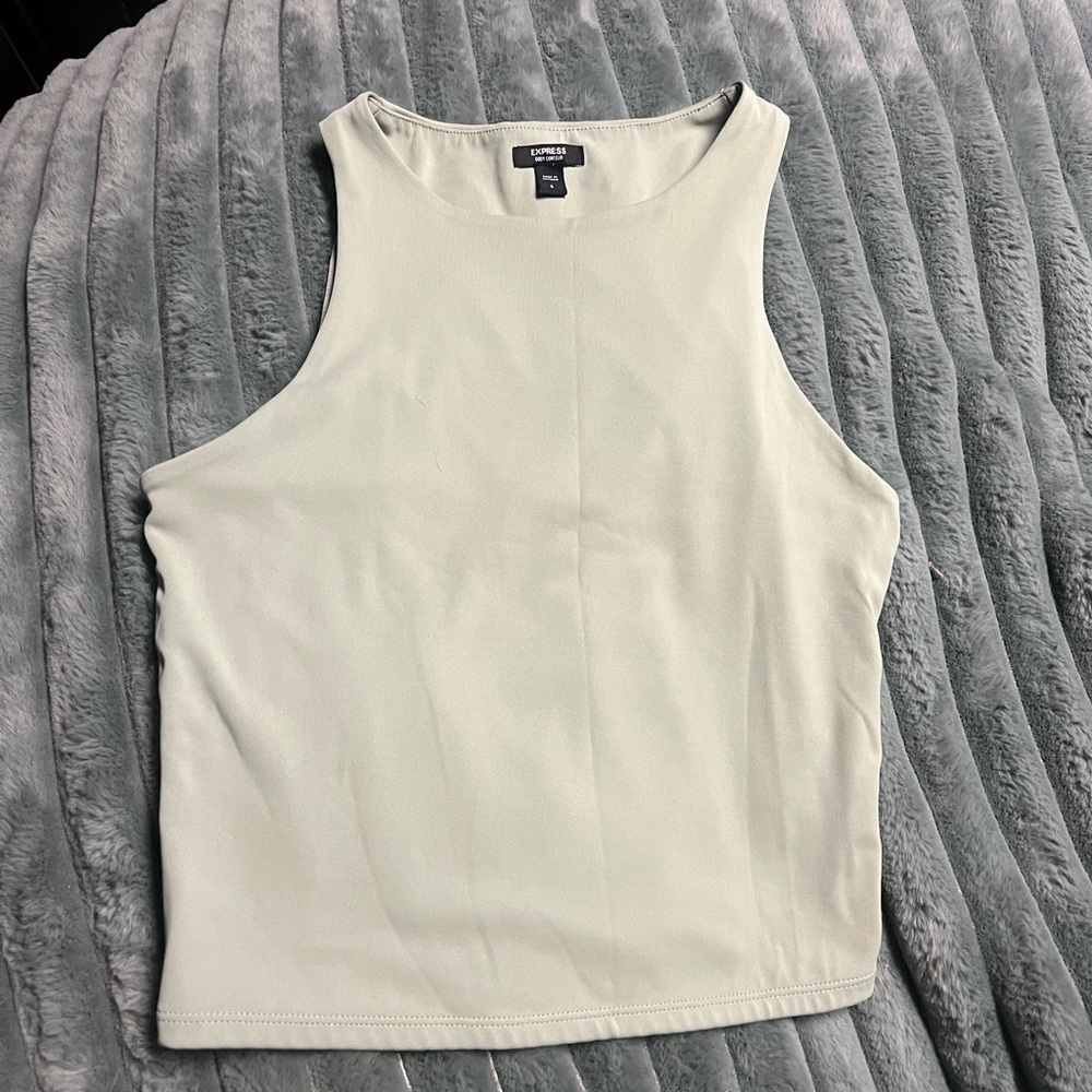Express Women's Tank Top - Soft Green